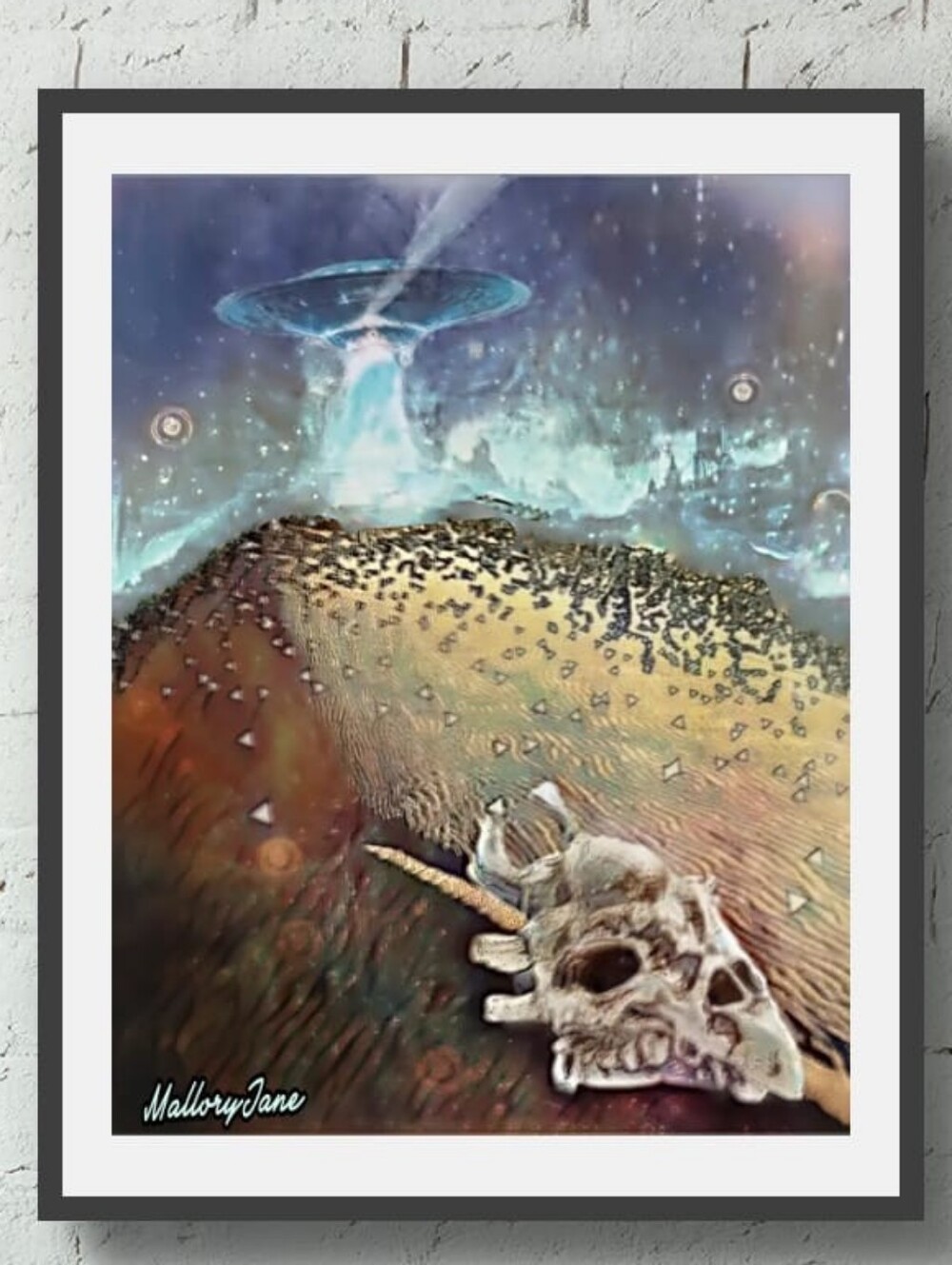 "Frequency of the Forgotten"  Fine Art Print by MalloryJane 18x15" Frame Options